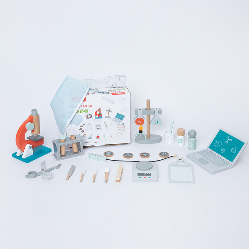 UMU Youmu Jiajia serie de juguetes de madera simulados al por mayor cubiertos de cocina bolsas de maquillaje bolsas de corte