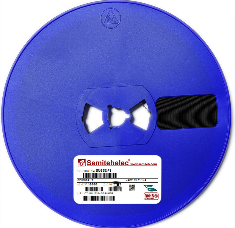 SU0511P1 ESD/TVS保护管 DFN1006-2 SEMITEH 全新原装正品