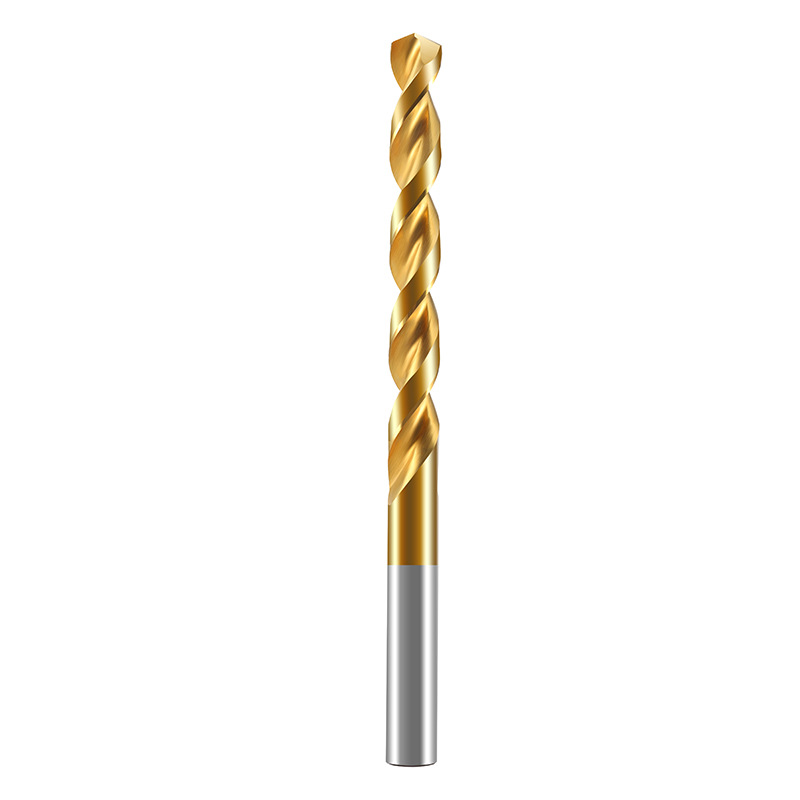Tiangong Twist Drill Bit M42 Titanium-Coated with 8% Cobalt for Drilling Steel, Alloy Steel, Mold Steel, and High Hardness Stainless Steel