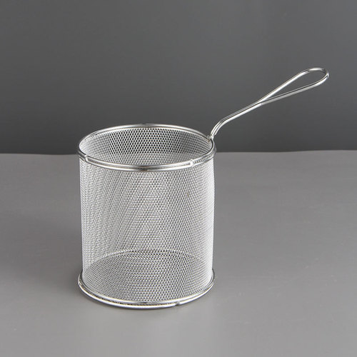 Fryer household deep pot 304 stainless steel gas mini pot Japanese style tempura oil-saving small fryer with filter