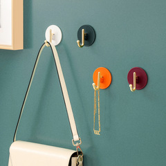 免打孔輕奢旋轉掛鈎浴室廚房門後強力承重粘鈎壁掛牆面無痕掛衣鈎
