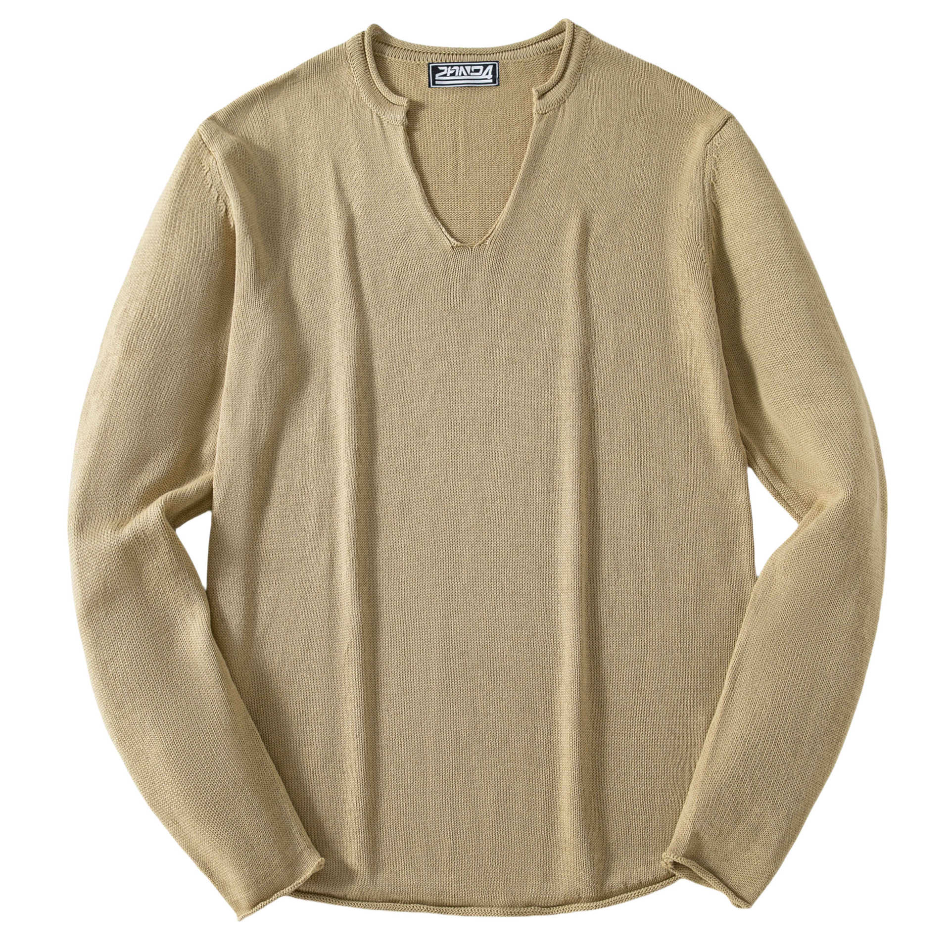 跨境男装 欧美春秋薄款套头针织衫 时尚纯色长袖打底衫毛衣SY0064