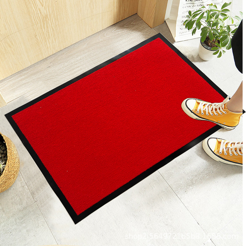 Nuevo producto patrón de neumáticos alfombrilla de puerta impermeable, antideslizante, resistente al desgaste y a la suciedad cocina oficina baño puerta cocina PVC