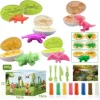 Dinosaur egg clay-color box size: 16*12*10cm/weight 360g