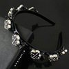 Headband for face washing, bangs, hair accessory from pearl, internet celebrity, South Korea, clips included