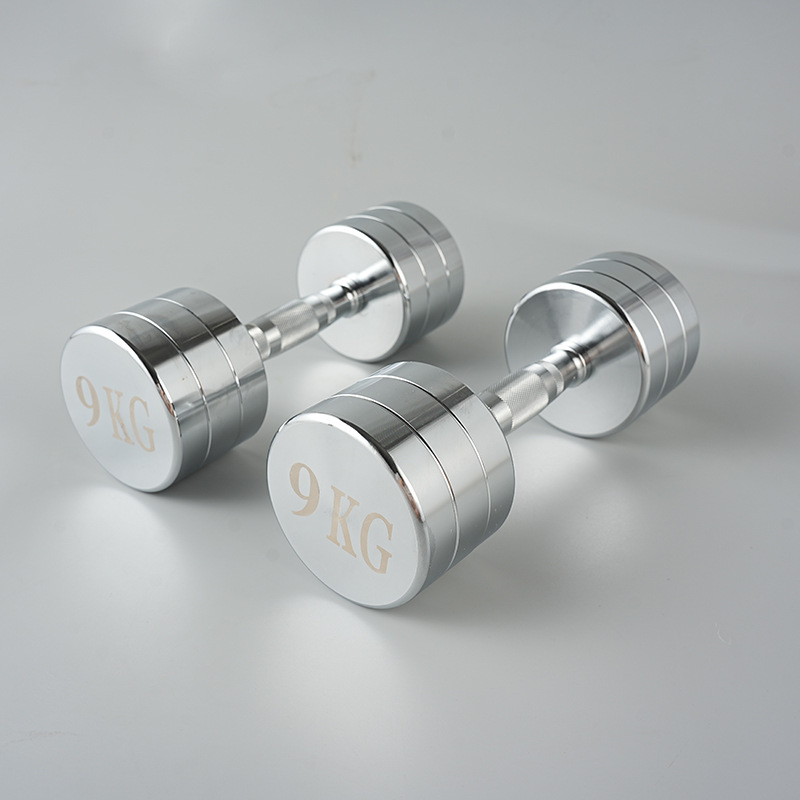 Galvanizado mancuerna acero puro sólido mancuerna de fitness de las mujeres estante del hogar entrenamiento infantil pequeño mate Bell display rack