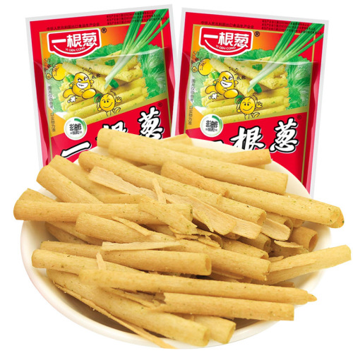 Gan Master, bald head, one scallion, 8090 nostalgic childhood puffed potato chips, 30 bags for 0.5 yuan when young
