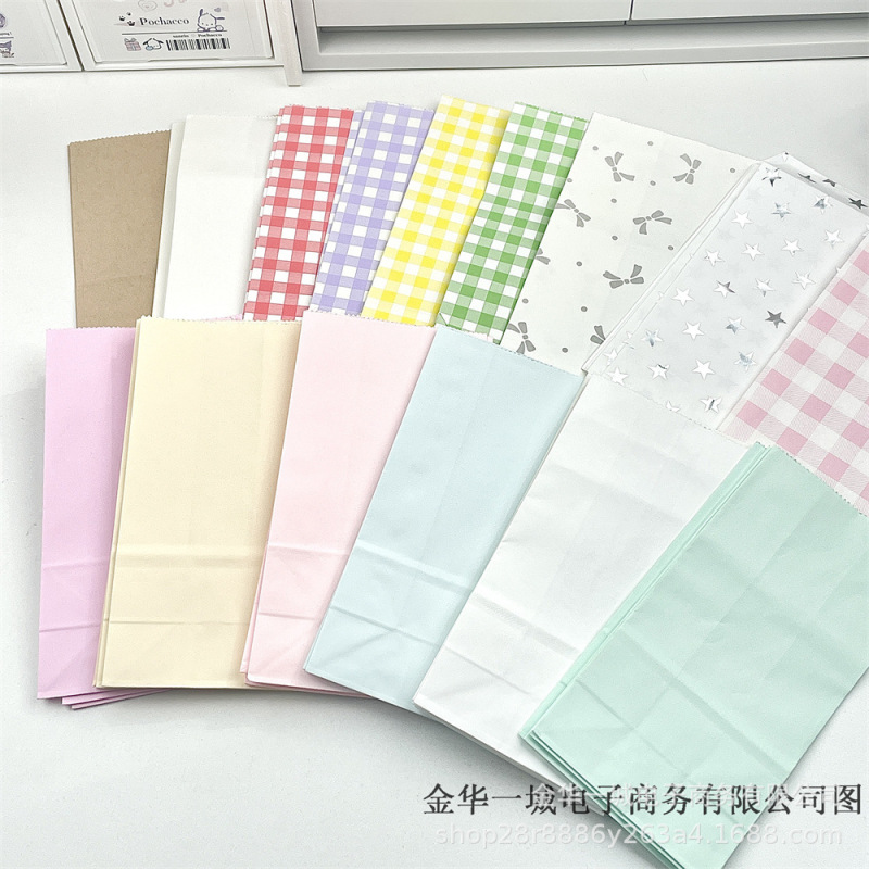Ins高颜値複数のマカロン色ギフト包装袋単色包装袋複数のデザインオプションキャンディー包装|undefined