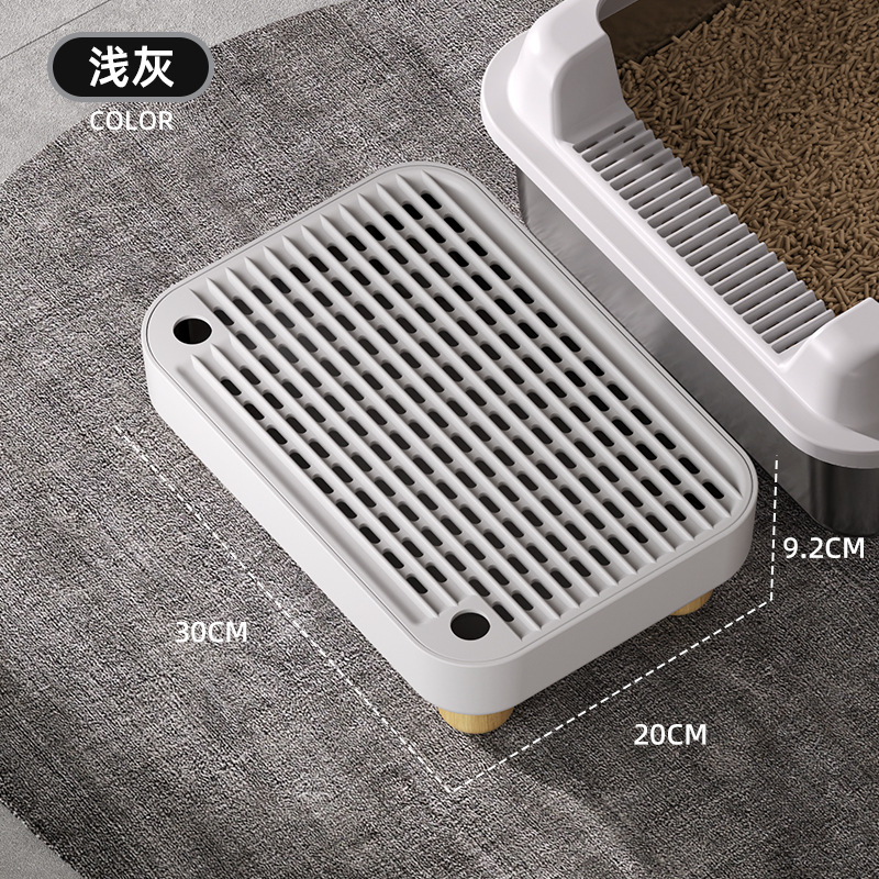 밝은 회색 - 나무 다리 포함