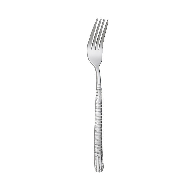 Juego de Cubiertos de Acero Inoxidable 410 en Relieve para Hotel y Restaurante