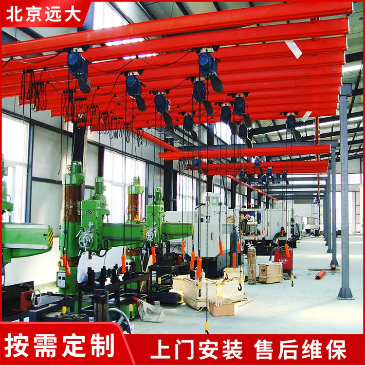 kbk单元起重机 0.5T区域柔性悬挂轻型组合起重机 kbk轨道吊工位吊