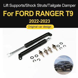 FORD RANGER T9 22-23款尾门缓降阻尼杆加装T5T6后挡板改装液压杆-阿里巴巴