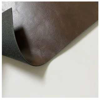 复古疯马纹皮革面料蜡感变色环保疯马皮料沙发座椅仿牛皮软包皮料