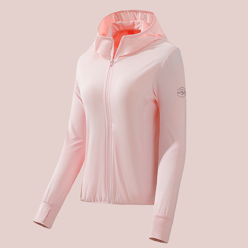 Verano nueva ropa de piel Banana Bottom mismo estilo ropa de seda de hielo protección UV UPF50 + ropa de protección solar transpirable para hombres al por mayor