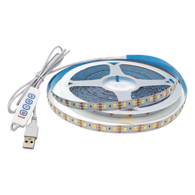 5 В световая полоса светодиодная Трехцветная меняющая цвет монохромная Солнечная живопись переключатель декоративная живопись двухцветная Затемняющая мягкая световая полоса