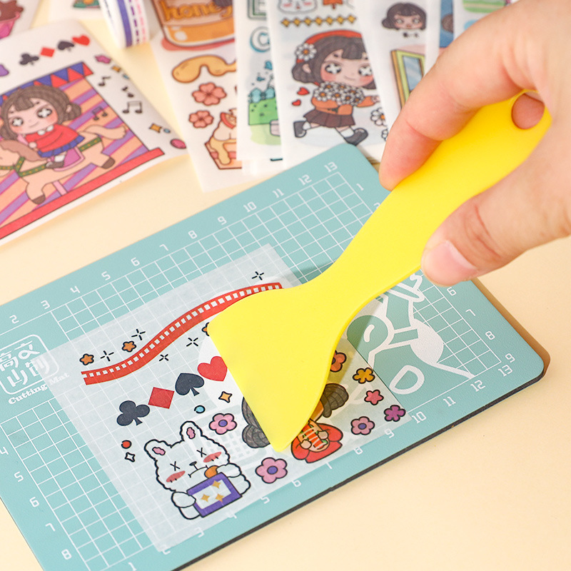 Muzili mano cuenta Material estudiante papelería traje DIY decorativo marca pegatinas hechas a mano tarea bolsa de regalo