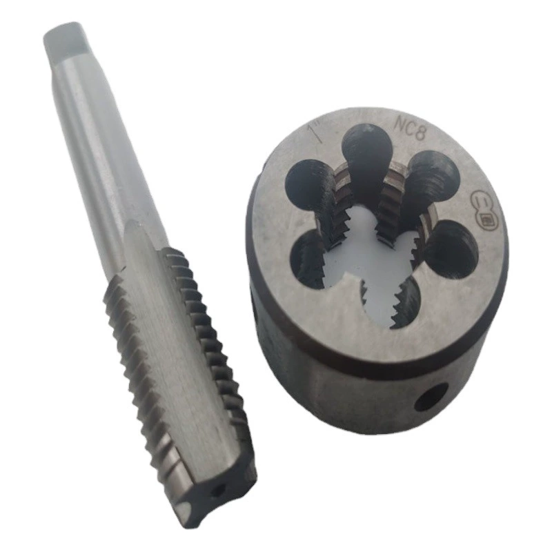 Набор высокоскоростных стальных матриц и метчиков американского производства, набор матриц и метчиков 1/4UNC 1/2UNEF9/16-20UN