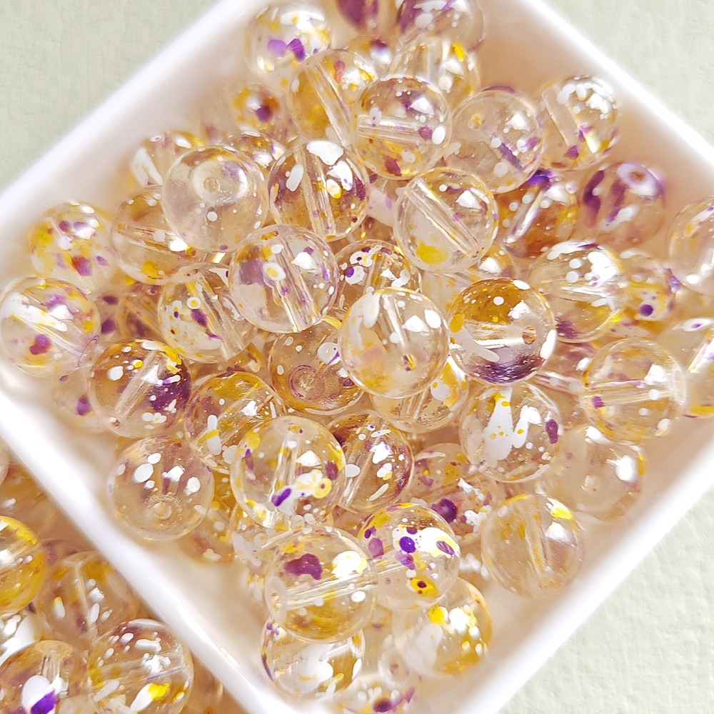 38g Weight Beads Jewelry Making Type DIY Jewelry Accessories Classification 50 PCS/Package Quantity Glass, glass Material Solid Color Pattern Stoving Varnish Design Simple Style, Classic Style Style 50 PCS/Package Glass Glass Solid Color DIY Jewelry Accessories Beads 5