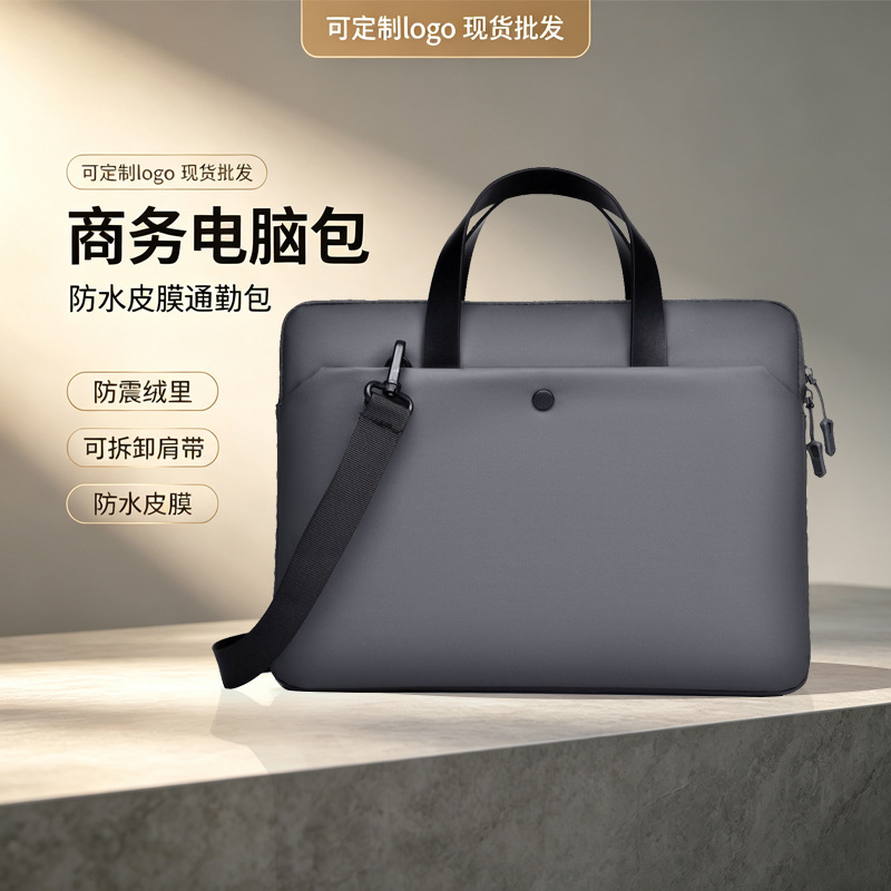 Leather Laptop Bag 14inch 16inch Tablet Laptop Protective Case Shoulder Bag Briefcase Custom Logo Leather Laptop Bag 14inch 16inch Tablet Laptop Protective Case Shoulder Bag Briefcase Custom Logo