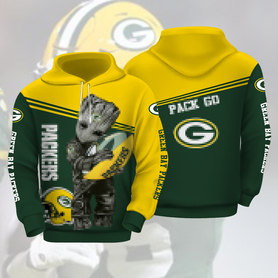 2024 Suéter con capucha para hombre de tendencia de moda del equipo de fútbol de la NFL casual europeo y americano