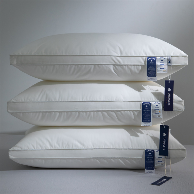 Class A cotton five-star hotel dedicated bilateral pillow pillow core single home breathable low high pillow wholesale Class A cotton five-star hotel dedicated bilateral pillow pillow core single home breathable low high pillow wholesale