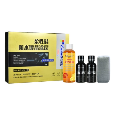 Factory Direct Sales of Flexible Silicone Cleaning/curing agent - flexible-silicone-waterproof-crystal-coating-set-3-pieces