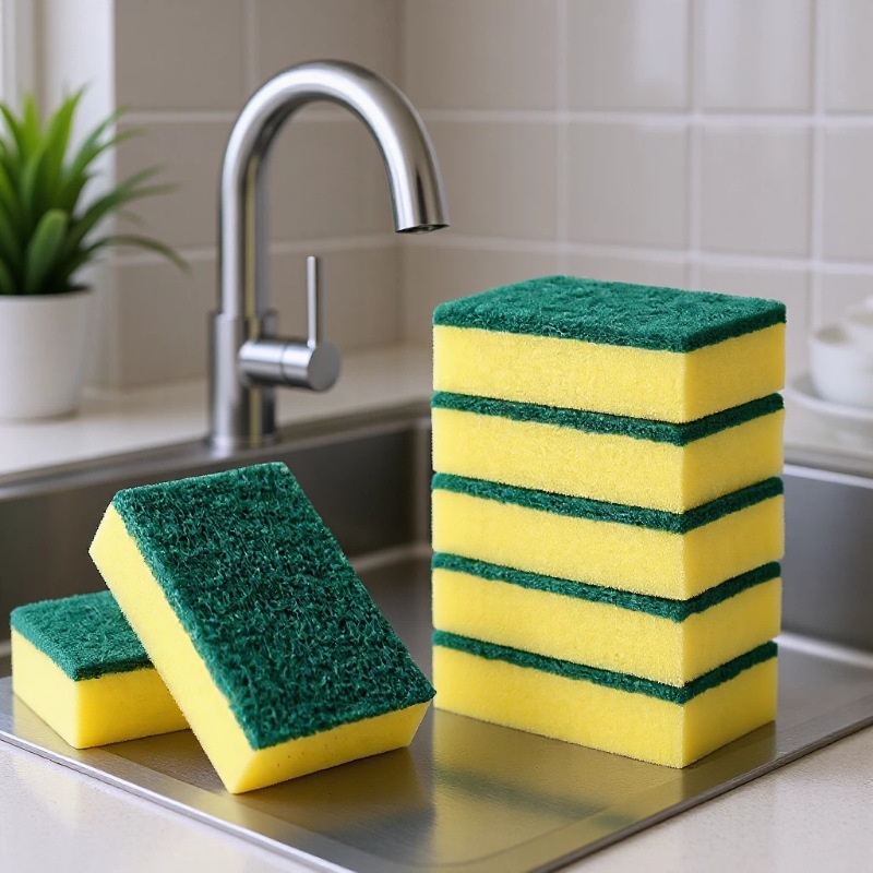 hygienic sponge monolithic double-sided bath sponge