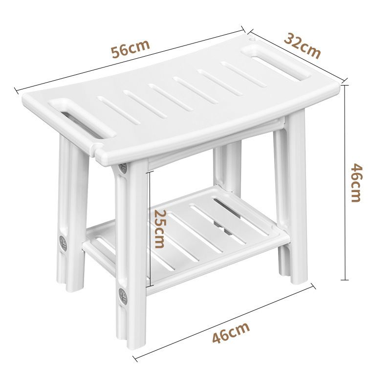 Banquetes de baño banquetes de baño banquetes de baño banquetes anti-deslizantes banquetes de almacenamiento banquetes de doble capa banquetes bajos