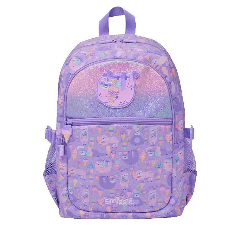 Smiggle grande kt Stitch mochila de gran capacidad de descompresión de doble hombro de dibujos animados