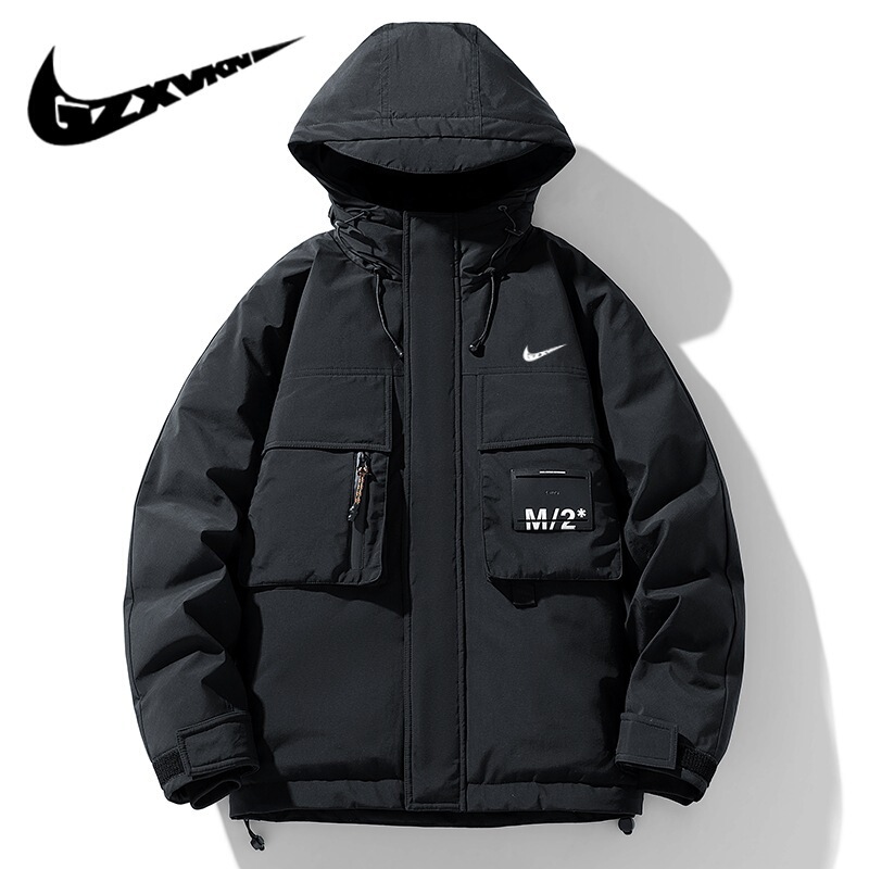 Cross-Border Men's Clothing 2025 Winter High-Quality White Duck down Jacket Men's Couple Workwear Outdoor down Jacket Women