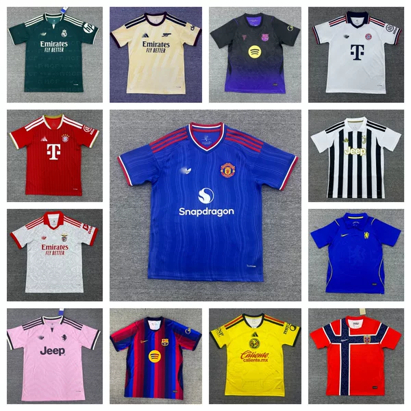 2627 New Fan Version Football Jerseys from Germany, Spain, England Clubs, Factory Direct Supply, One-Piece Dropshipping