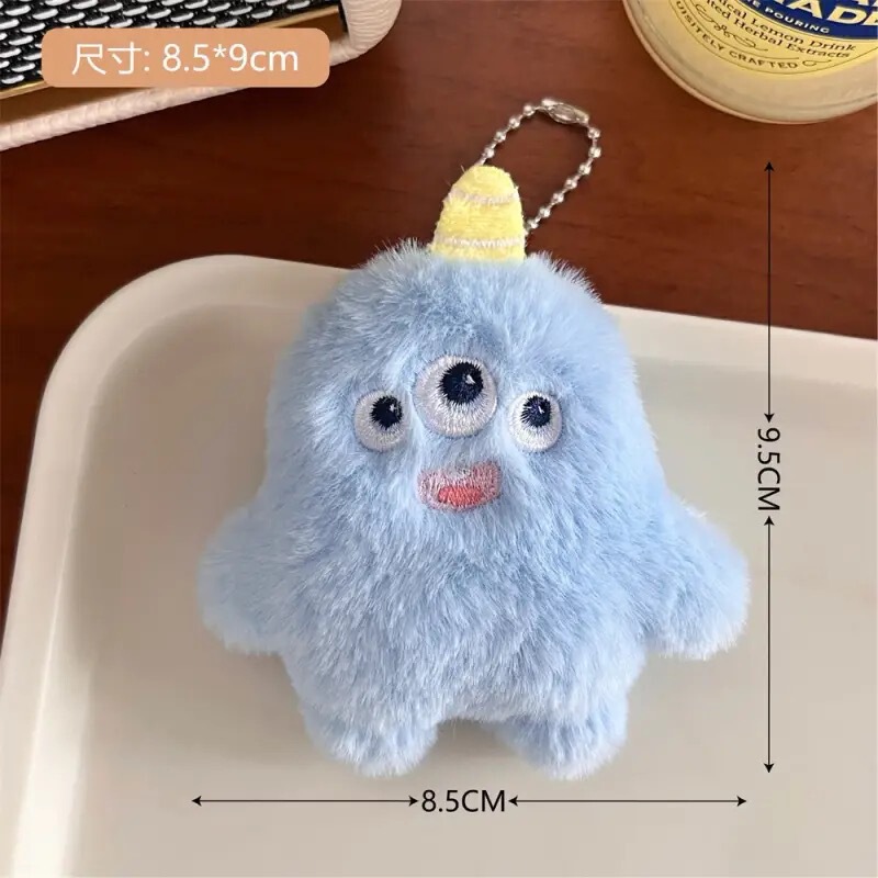 少女漫画かわいいモンスターぬいぐるみストラップ人形バッグキーホルダーアクセサリー精品店|undefined