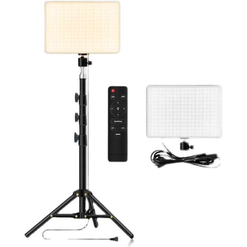 12-inch LED Soft Beauty Ring Light - Portable Square Panel