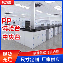 PP试验台中央台实验室实验台边台中央台化学工作台苏州厂家耐腐蚀