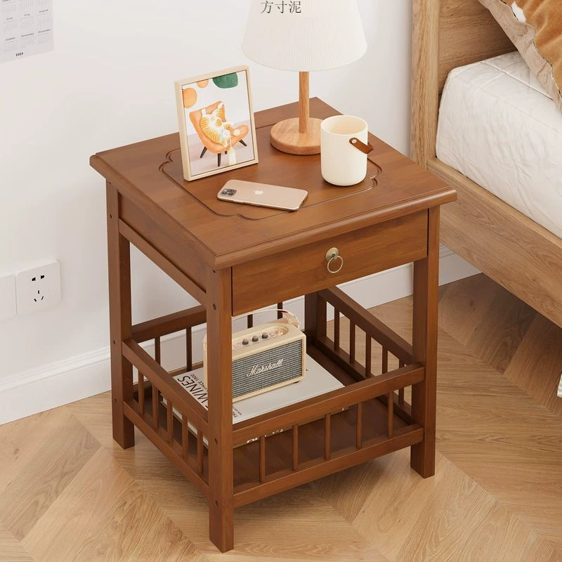 Прикроватная тумбочка, простая маленькая прикроватная тумбочка для спальни, стеллаж для хранения, боковой шкаф, не из массива дерева, специальная цена, новый стиль