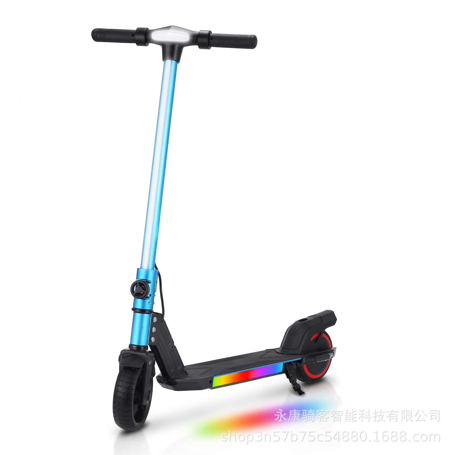 Scooter eléctrico para niños plegable de aluminio portátil de dos ruedas scooter de fábrica directa