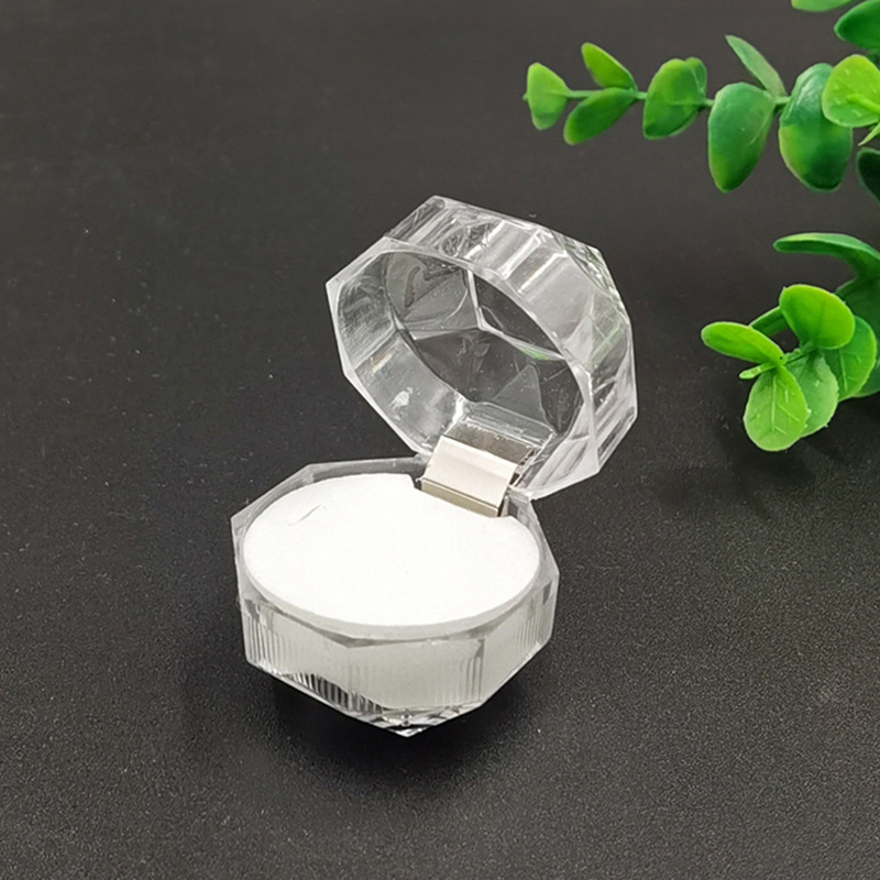 ジュエリー包装箱アクリルカバー透明ピアスケースジュエリー包装箱指輪箱ジュエリー収納展示箱|undefined