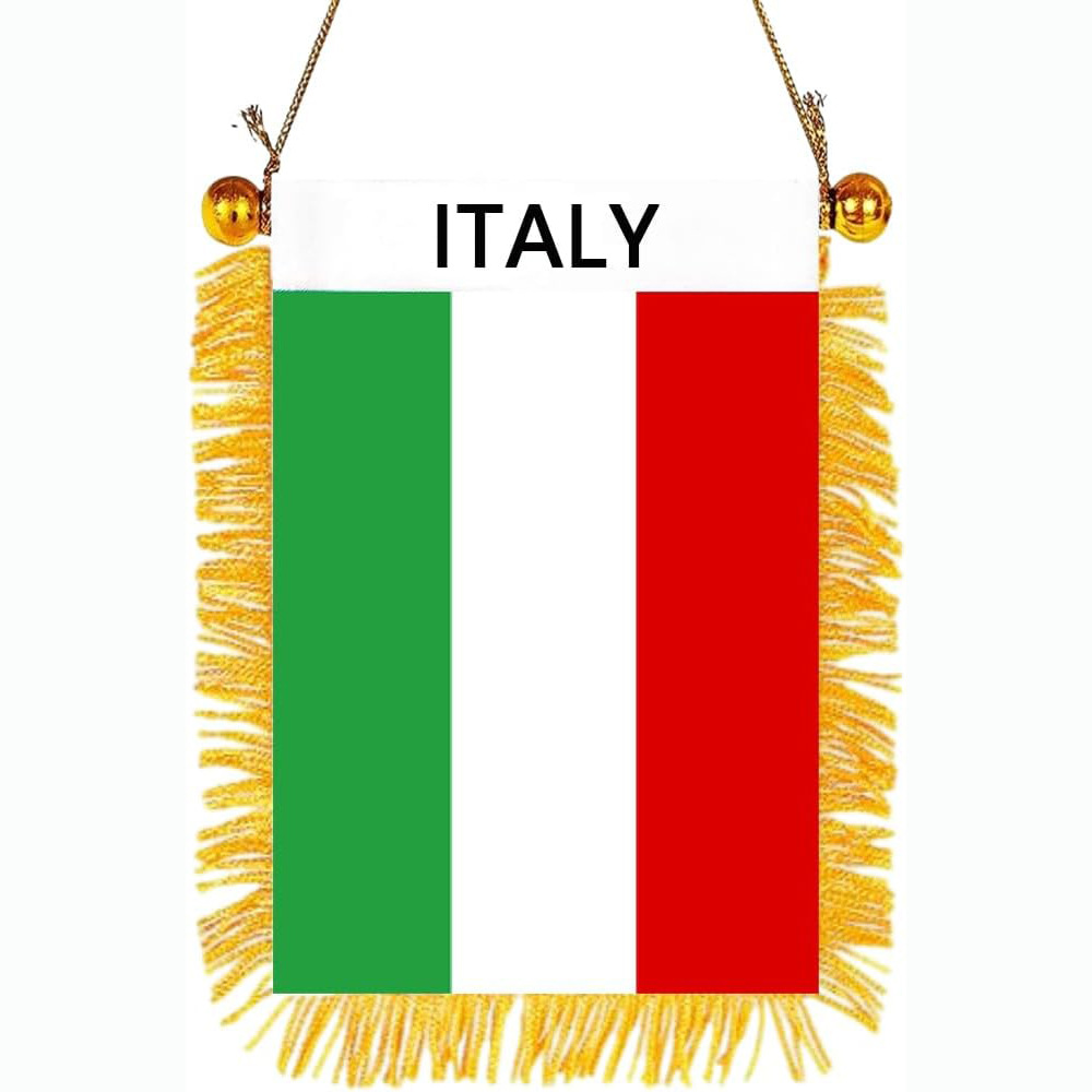 Ventana con flecos, ventosa, pequeña bandera colgante, mini bandera, espejo retrovisor de coche, decoración de la bandera nacional, color nacional, pequeño banderín