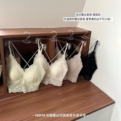 1207花びらレースの肩ベルト美背ストラップクロスレースの小さなストラップ