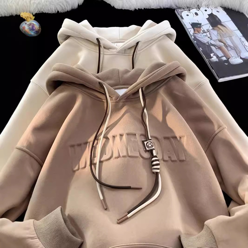 Nasa American-Style Sweatshirt for Men and Women, Spring and Autumn 2026 New Trendy Brand Thickened Cityboy Japanese-Style Hooded Jacket