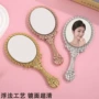 欧式便携化妆高清手柄镜