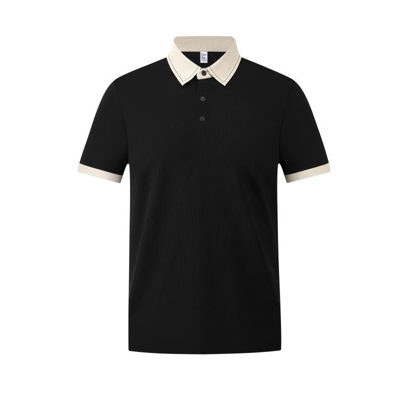 Camiseta de polo de tamaño grande personalizada camiseta transfronteriza ropa de trabajo camiseta cultural bordada logotipo impresa nylon ropa de trabajo de manga corta personalizada