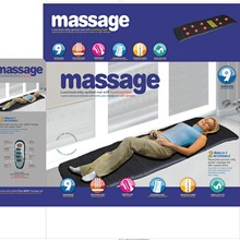 多功能发热震动按摩床垫9电机按摩垫 全身振动按摩垫 massage
