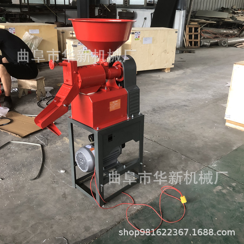 220v小型碾米机 家用谷子碾米机 大米脱皮碾米机