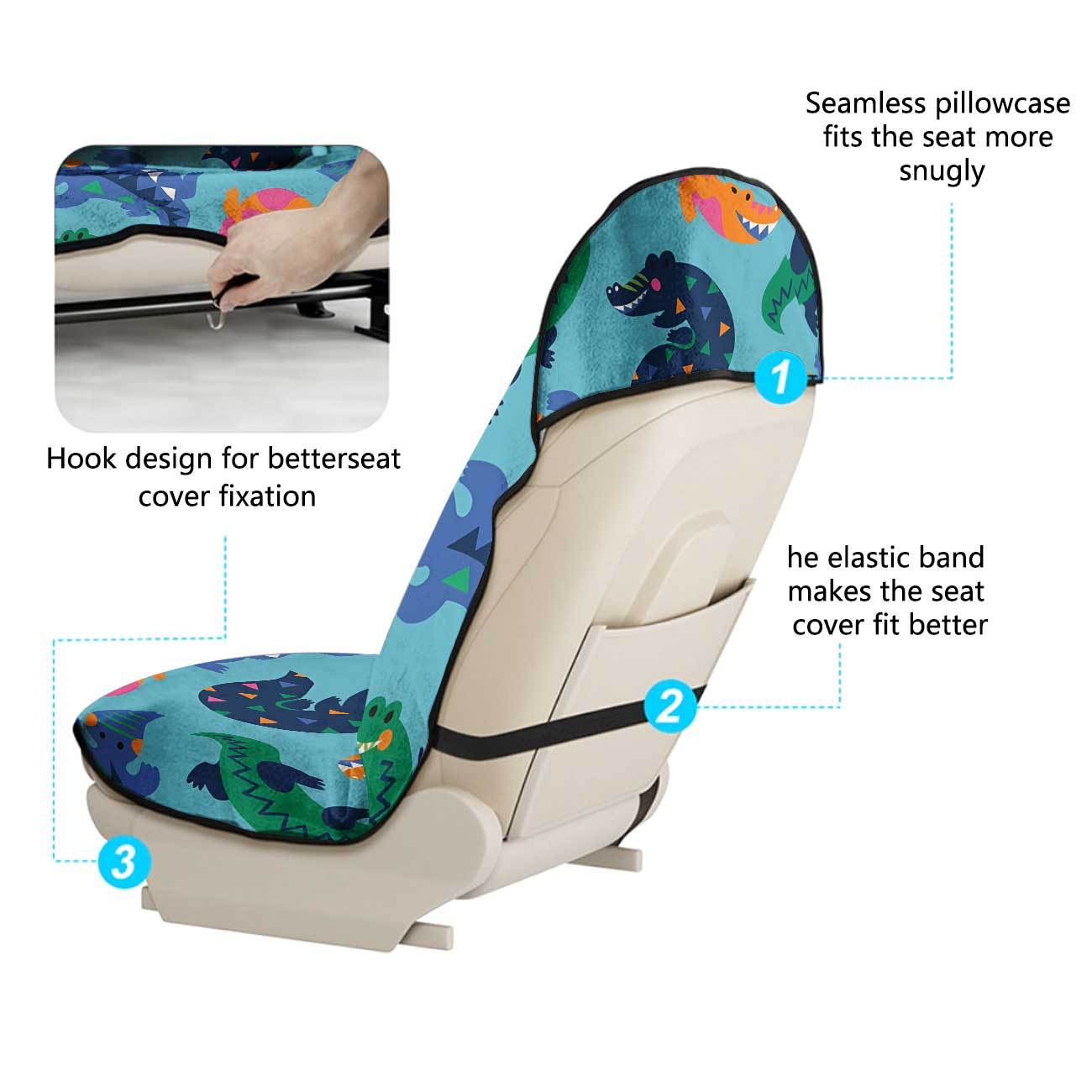 Car seat towel cover front seat protector suitable for gym and exercise, universal for all seasons, car use 44
