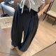 KKSTUDIO Old Qian Style White High Waist Cotton Linen Wide Leg Pants Women's 2025 Summer Loose Slimming Casual Trousers