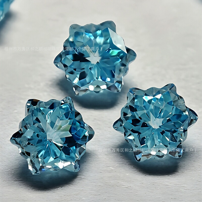 Christmas Snowflake Illusion Sparkling Snowflake Cut Loose Stone Snowflake Shape High Carbon Zircon Tiktok Xiaohongshu Trending Item Christmas Snowflake Illusion Sparkling Snowflake Cut Loose Stone Snowflake Shape High Carbon Zircon Tiktok Xiaohongshu Trending Item