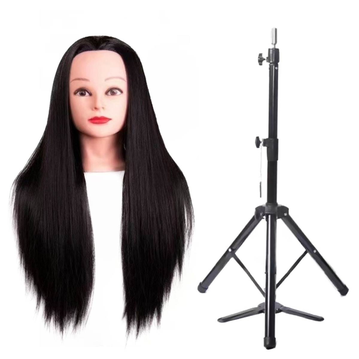 Fabricante mayorista de alta simulación de cabeza de peluquería principiantes ejercicio modelo de cabeza peluquería ejercicio modelo de cabeza