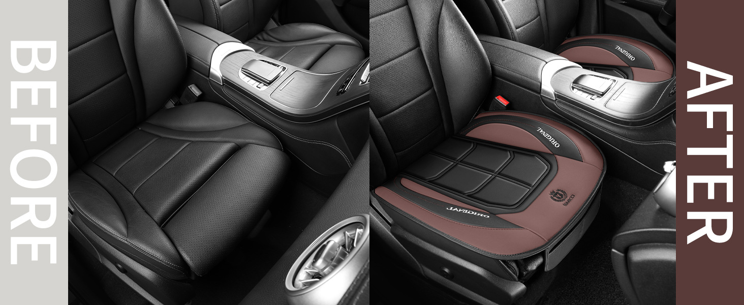 Cross-Border Car Seat Cushion, Universal Color Matching Square Single and Double Piece Seat Cover for All Seasons, One Piece Drop Shipping, Free Car Seat Cushion