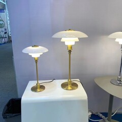 北欧デザイナー芸術中古個性リビングベッドヘッドライト書斎寝室ホテルガラス創意ph台照明